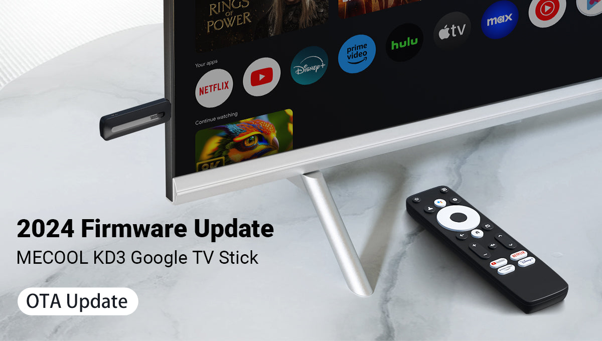 2024 Google Streaming TV Stick MECOOL KD3 Firmware Update