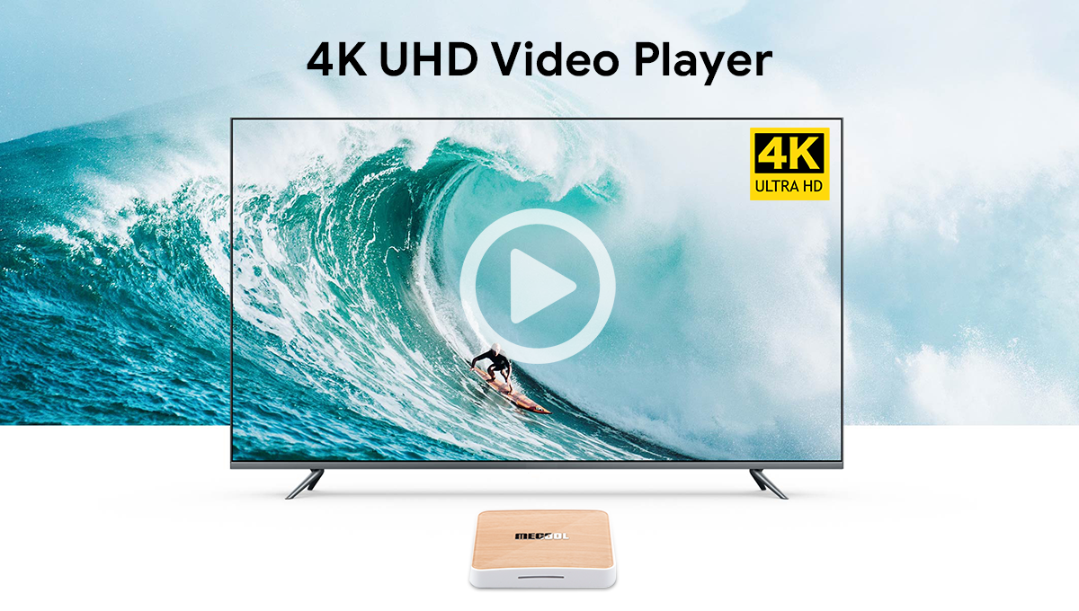 MECOOL KM6 TV Box Supports 4K Video Playback