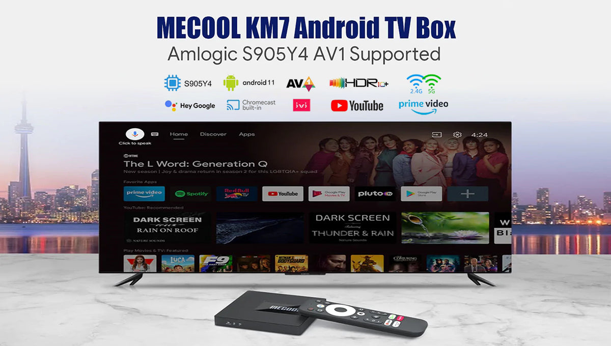 MECOOL Launches KM7 Google Certified Android TV Box comes with S905Y4