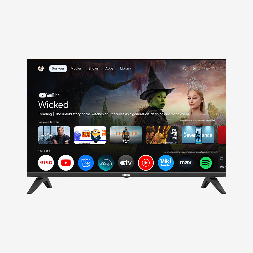 تلفزيون MECOOL 4K SMART GOOGLE مع DVB-T2/C/S2
