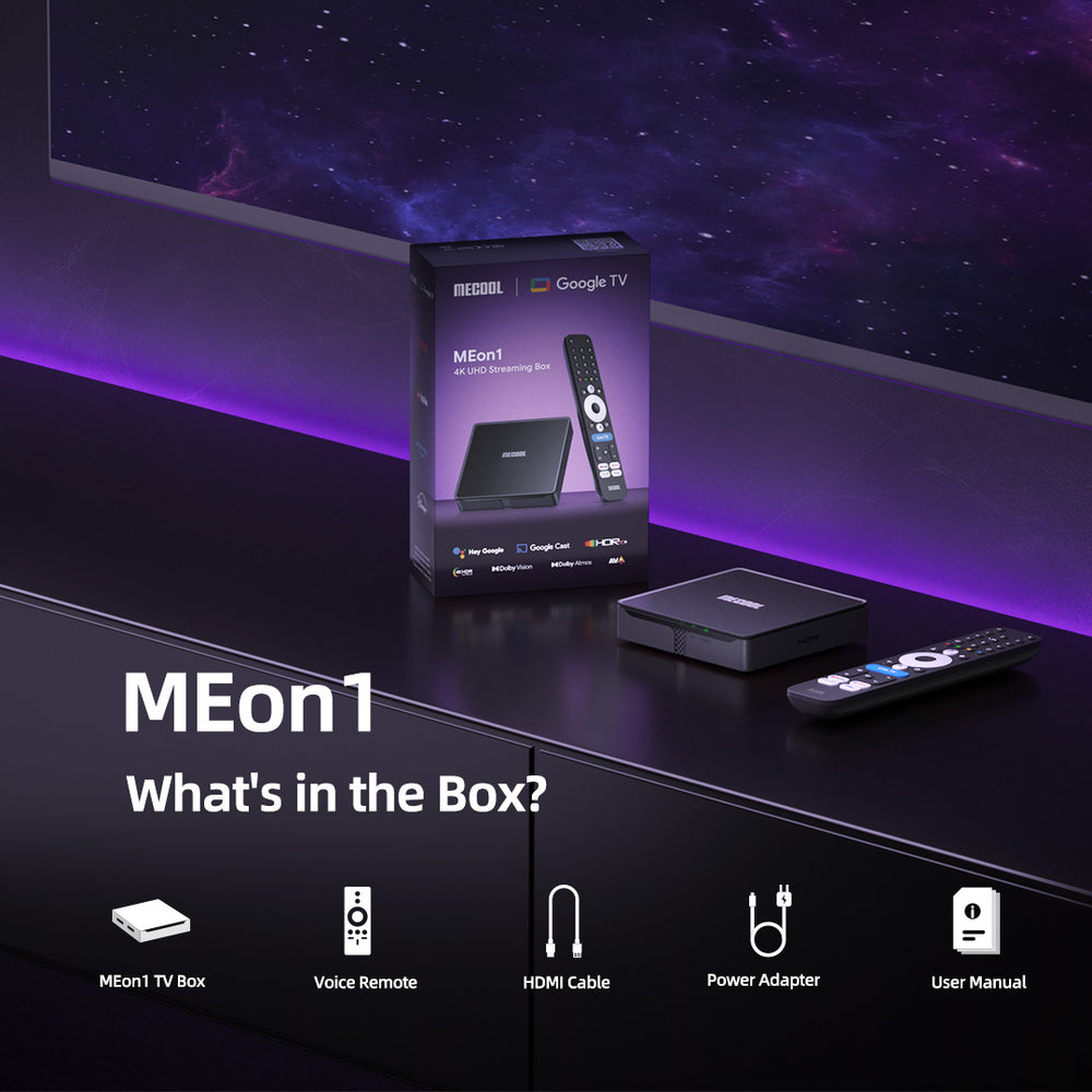 Me Cool Box MECOOL MEon1 4K GTV Streaming Box