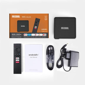 MECOOL KM1 Collective ATV Google Certified Android Smart TV Box 4GB RAM 64GB ROM