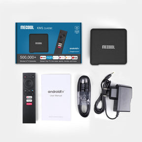MECOOL KM1 Collective ATV Google Certified Android Smart TV Box 4GB RAM 64GB ROM