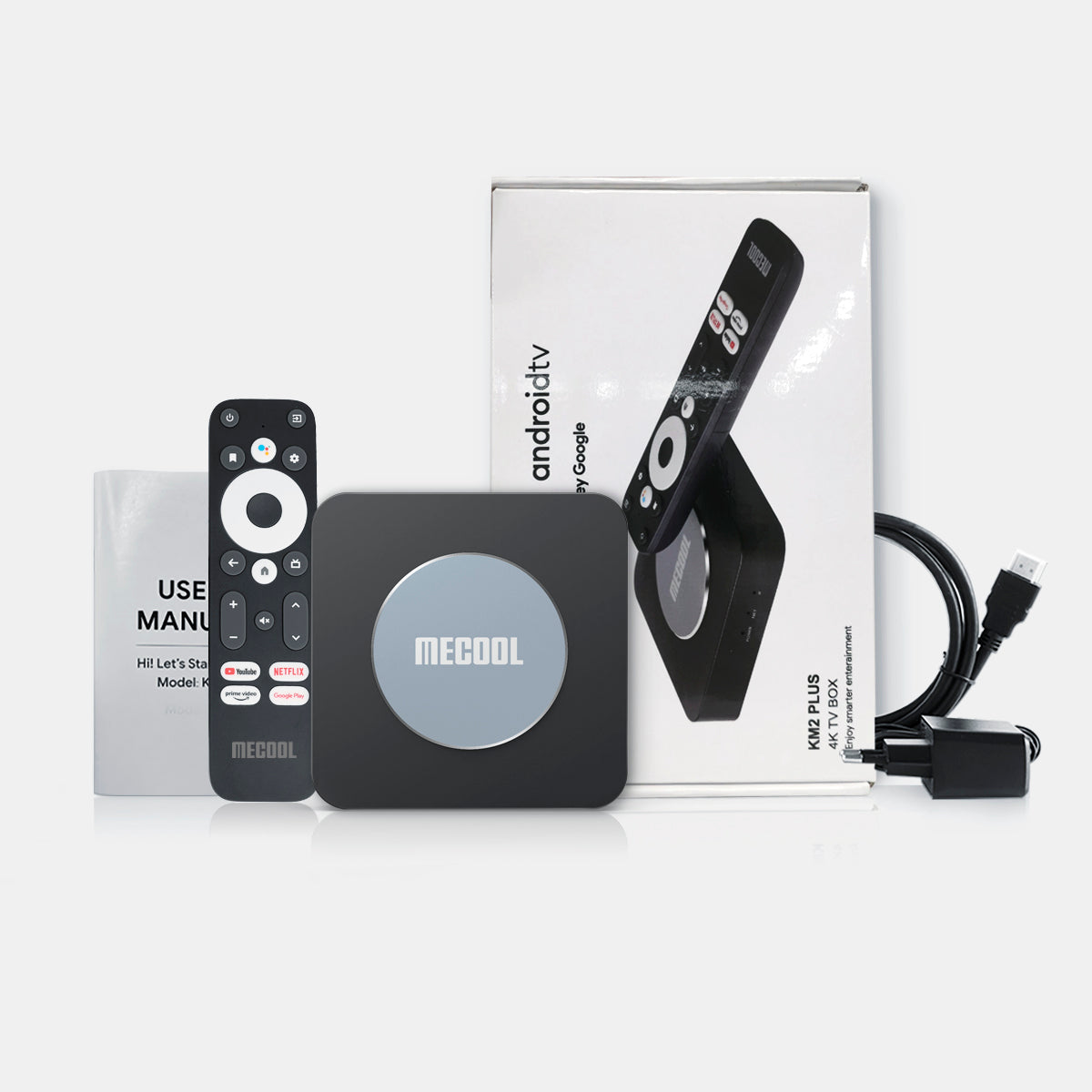 MECOOL KM2 Android TV Netflix 4K S905X2 4K TV BOX Disney+ Dolby Audio  Chromecast