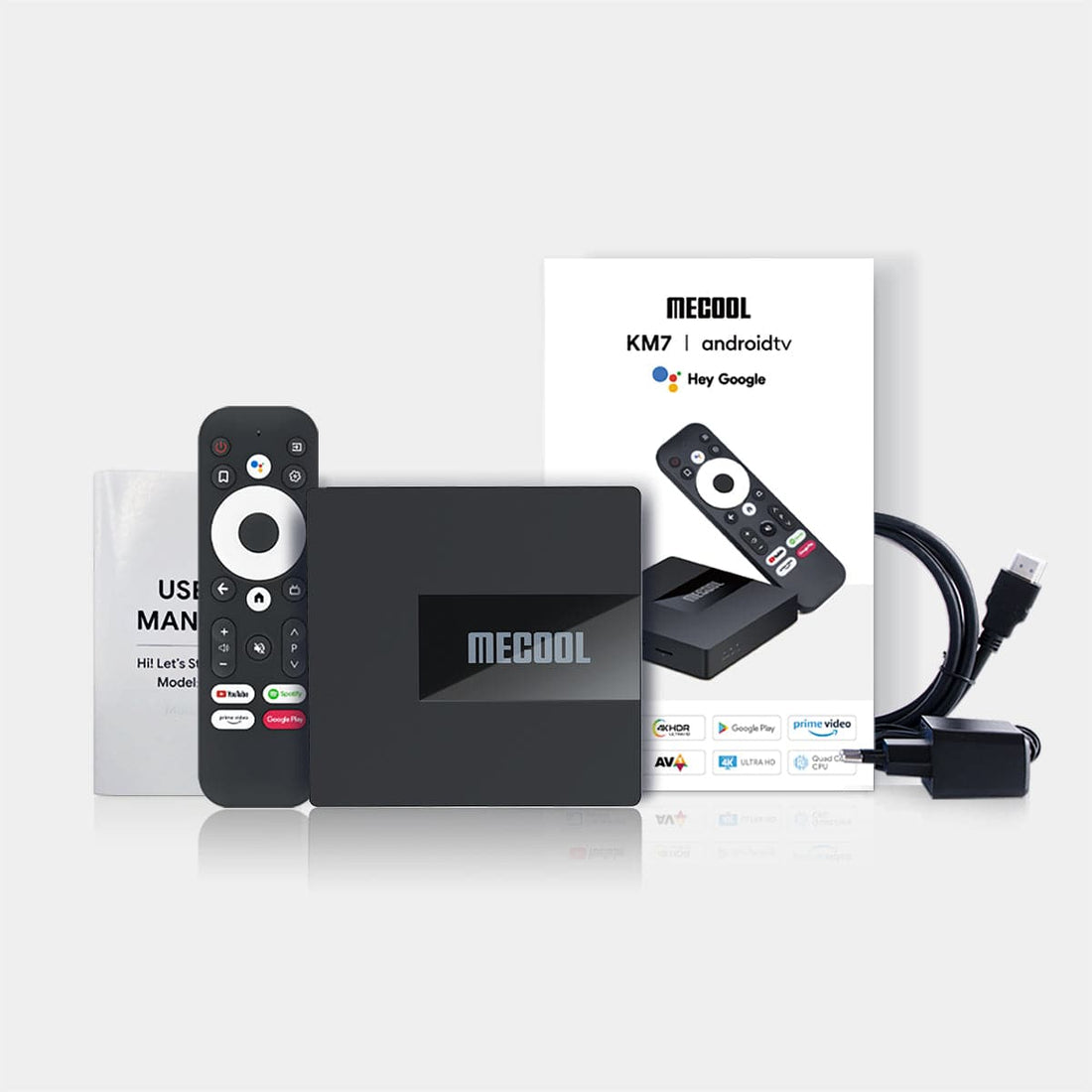 Me Cool Box MECOOL KM7 Android TV Box 4GB RAM 64GB ROM
